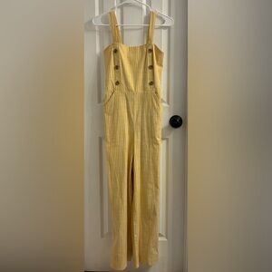 Yellow stripper romper